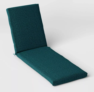 lot 324 image: 78x24 Woven Outdoor Chaise Lounge Cushion - Threshold TEAL BLUE