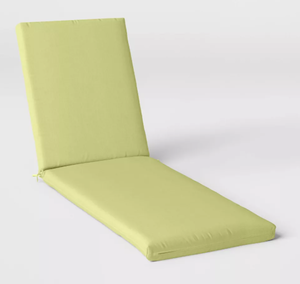 lot 325 image: 78x24 Woven Outdoor Chaise Lounge Cushion - Threshold LIME GREEN