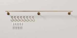 lot 359 image: Modern Trim Metal S-Hook Wall Rack - Hearth & Hand with Magnolia