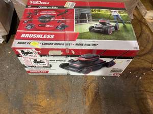 lot 11 image: Hyper Tough 2x20 Volts Max 18-Inch Brushless Side-Discharge Mower
