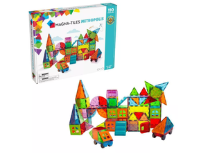 lot 46 image: MAGNA-TILES Metropolis 110pc Set