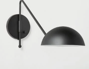lot 363 image: Threshold Wall Sconce- Black