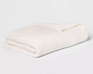 lot 366 image: Microplush  15 lbs Weighted Blanket with Removable Cover - Threshold