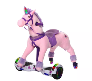 lot 27 image: Power Pony Riding Toy - Princess Zume V2 Steel Ride-On Animal, 8 MPH, 200 lb Capacity