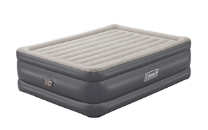 lot 186 image: Coleman Tritech Air Mattress Queen 22 with Built-in AC Pump