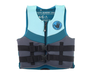 lot 192 image: Body Glove Youth Neoprene PFD Life Jacket and Vest, Boy, 55-88 lbs., Blue