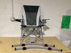 lot 273 image: Ozark Trail Tension 2 in 1 Mesh Rocking Camp Chair