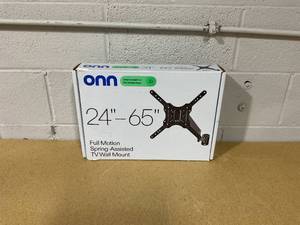 lot 291 image: onn. Full Motion Spring-Assisted TV Wall Mount