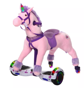 lot 18 image: Power Pony Riding Toy - Princess Zume V2 Steel Ride-On Animal, 8 MPH, 200 lb Capacity