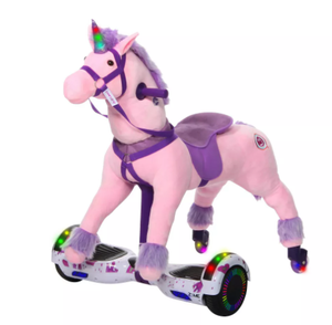 lot 19 image: Power Pony Riding Toy - Princess Zume V2 Steel Ride-On Animal, 8 MPH, 200 lb Capacity