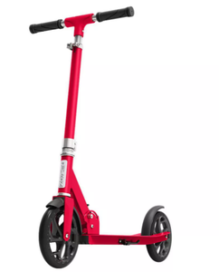 lot 258 image: Jetson Hex Kick Scooter - Red Aluminum Frame, Adjustable Handlebar, 220 lb Capacity