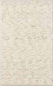 lot 474 image: Chunky Rectangular Handmade Woven Area Rug Cream - Hearth & Hand with Magnolia