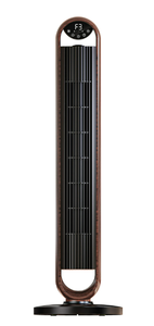lot 495 image: Better Homes & Gardens 40 5-Speed Oscillating Tower Fan with Remote Control, 3 Wind Modes, 12H Timer