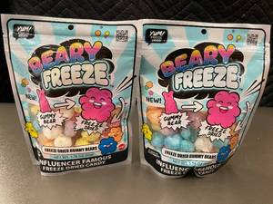 Beary Freeze Influencer Famous Freeze-Dried Gummy Bears, Set of 2 Bags