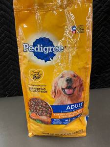 lot 15 image: Pedigree Adult Dog Food - Roasted Chicken, Rice & Vegetable Flavor 56 oz