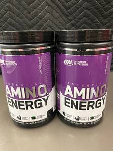 lot 29 image: 2-Pack Optimum Nutrition Essential Amino Energy Dietary Supplements, Concord Grape