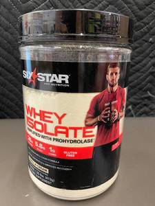 lot 32 image: Six Star Pro Nutrition Whey Isolate Vanilla Cream, 1.35 lbs