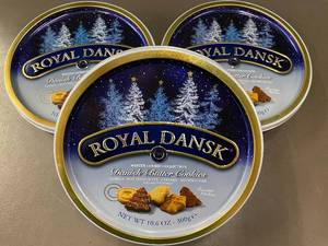 lot 36 image: Royal Dansk Danish Butter Cookies Winter Cookie Collection