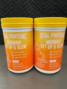 lot 43 image: Vital Proteins Morning Get Up & Glow Dietary Supplement - 9.3 oz, Orange Flavor