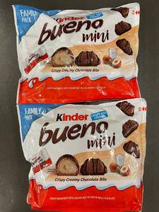 lot 60 image: Kinder Bueno Mini Crispy Creamy Chocolate Bite Family Pack