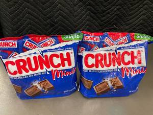 lot 62 image: 2 Bags of Crunch Minis Chocolate with Crisped Rice, 9.8 oz Each