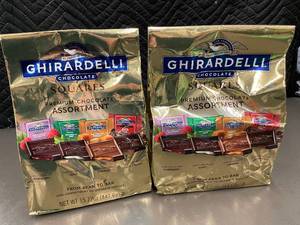 lot 95 image: Ghirardelli Squares Premium Chocolate Assortment 2-Pack