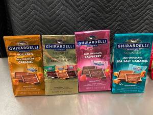 lot 98 image: Ghirardelli Chocolate Squares Variety Pack - 4 Flavors