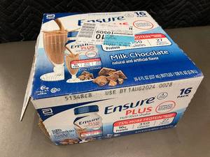 lot 167 image: Ensure Plus Nutrition Shake 16-Pack Milk Chocolate Flavor