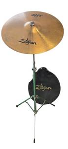 Lot of 20" Zildjian ZHT Crash Cymbal on Stand with Gig Bag (Used and in excellent condition)