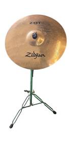 lot 6 image: Lot of 18 Zildjian ZBT Crash Cymbal on Stand (Used and in Excellent Condition)