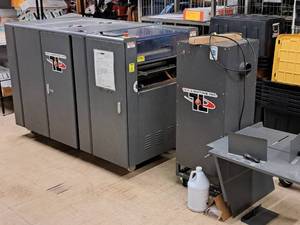 Tec Lighting TruCoat 16" Hand-Fed UV Coating Machine TRUV-16D with Carbon Filter Air Purifier