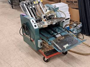 lot 7 image: Baumfolder Ultrafold Air Feed Paper Folding Machine 714-N Series 14x20