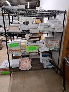 lot 32 image: Wire Shelf Shelving Unit 24x60x72 4-shelf (Black)