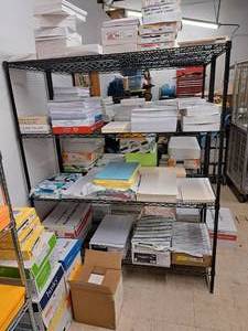 lot 33 image: Wire Shelf Shelving Unit 24x60x72 4-shelf (Black)