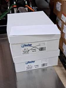 lot 86 image: Lot of (2 Boxes) Envelopes  No. 9 Regular  White Wove 3-78x8-78 - Anchor Paper Co 500-count ( 1000 total items )