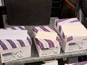 lot 91 image: Lot of (3 Boxes) Envelopes - (2 Boxes) A7 60# , (One Box) A2 60# 5-14x7-14 - Domtar Cougar 250-count ( 750 total items )