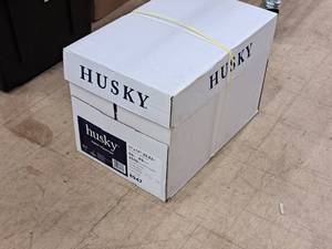 lot 117 image: Lot of (1 Box) Text Sheet  60#  White  Smooth  Grain Long 11x17 - Domtar Husky 2500-count ( 2500 total items )