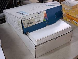 lot 133 image: Lot of (500 sheets) Digital Cover  C1S  12pt 12-12x19 - WestRock Tango