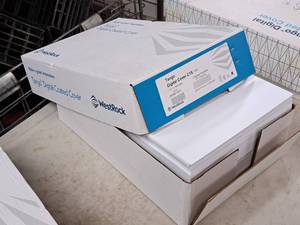 lot 134 image: Lot of (1 Box) Digital Cover  C1S  12pt 18x12 - WestRock Tango 500-count ( 500 total items )