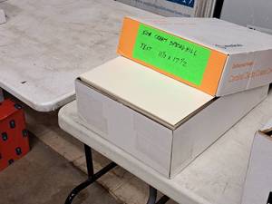 lot 154 image: Lot of (1500 sheets) Text Sheet  50#  Cream 11-12x17-12 - Springhill