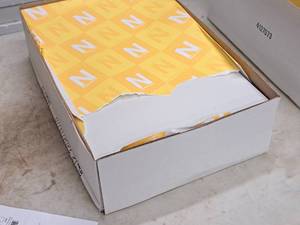 lot 175 image: Lot of (375 sheets) Cover Sheets  80#  Linen Digital  Antique Gray 18x12 - Neenah Classic Linen