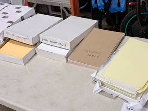 lot 161 image: Lot of  Sheets  3 Part Straight and 4 Part Reversed  Various Styles 8-12x14 - NCR Paper