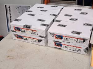 lot 160 image: Lot of (4 Reams) 3-Part Reverse (x2) and 3-Part Straight (x2) 8-12x14 - NCR Paper
