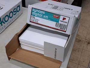 lot 196 image: Lot of (1 Partial Box) Paper  8mil 12x18 - Synaps Digital XM