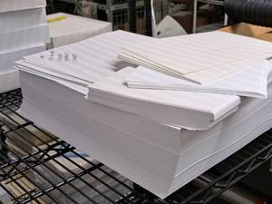 lot 222 image: Lot of (1 Stack) Assorted Paper Stock 8-12x11 and 12x18