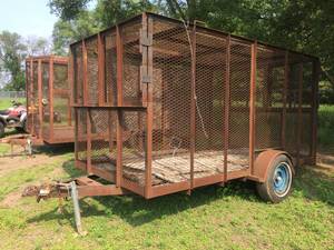 lot 106 image: Halted - Please contact affiliate - 6 12 x 12 Cage Trailer Project - 3000 Lb