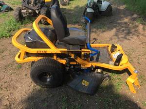 lot 109 image: Cub Cadet Ultima X142E Lithium Ion Riding Mower Parts