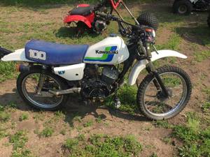lot 112 image: Kawasaki 100 KE Parts Bike
