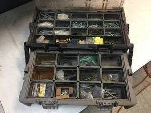 lot 172 image: Husky Organizer Box with ScrewsFasteners