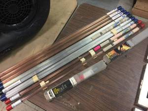 lot 204 image: Variety Group Welding Wire Rods - See Pics For Sizes